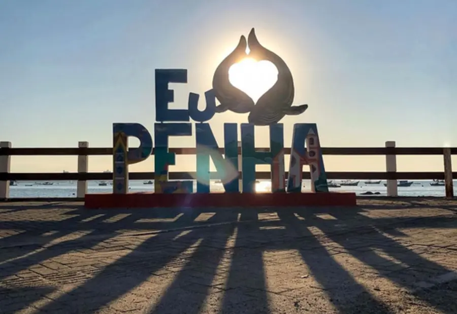 Foto de Letreiro Eu Amo Penha